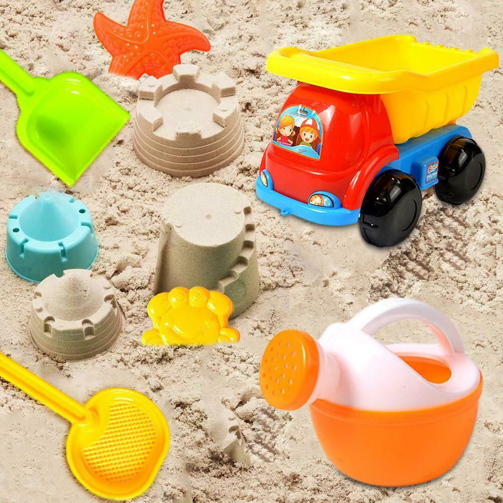 11Pcs Sand Sandbeach Kids Beach Toys Bucket Spade Shovel Rake Water Tools