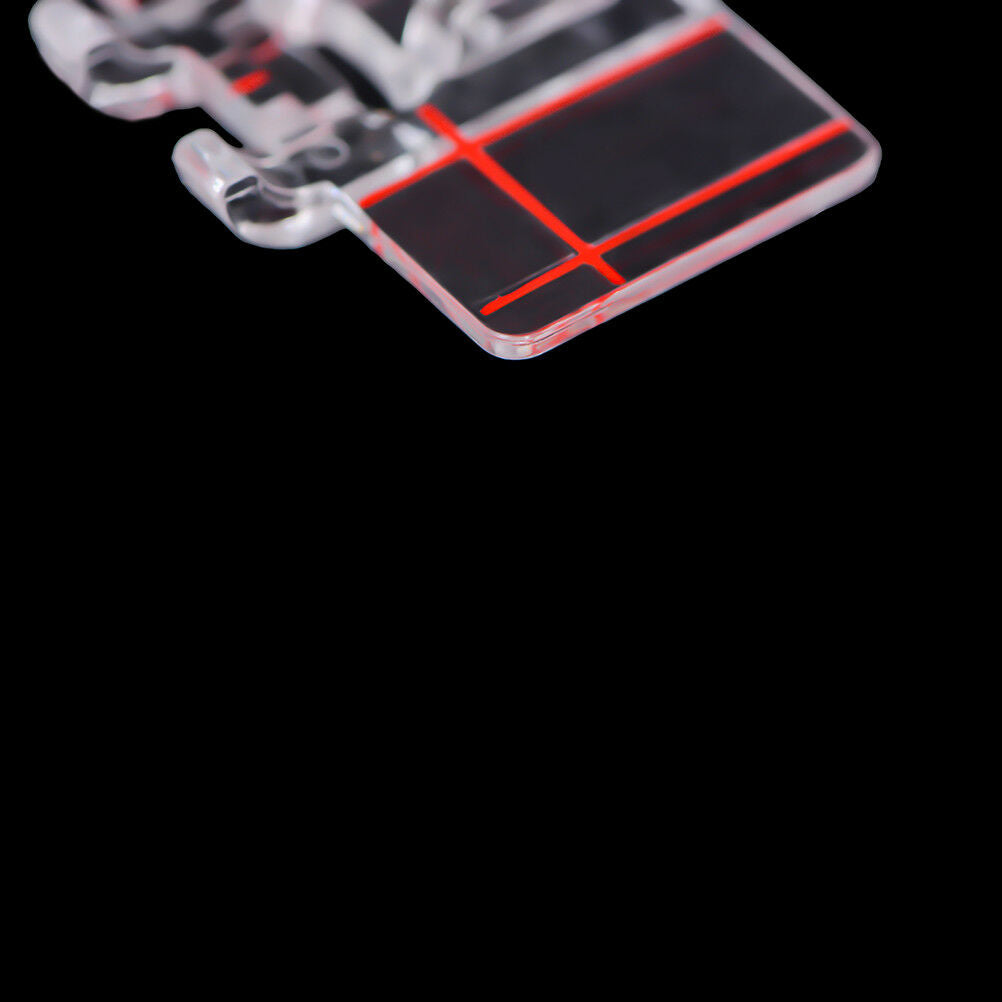 Clear Plastic Parallel Stitch Foot Presser For Home Domestic Sewing Machin.l8