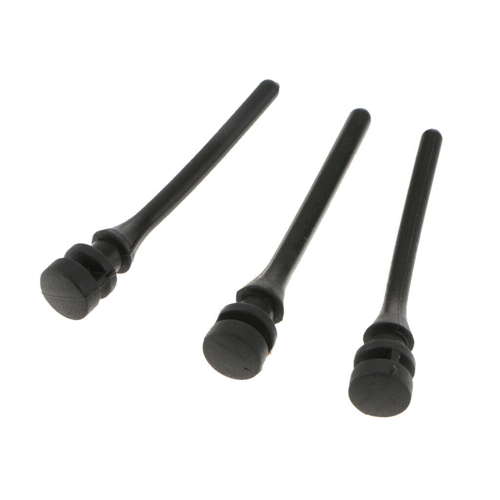 20pcs PC Fans Coolers Silicone Rubber Screws Pin Rivet Brackets, Black
