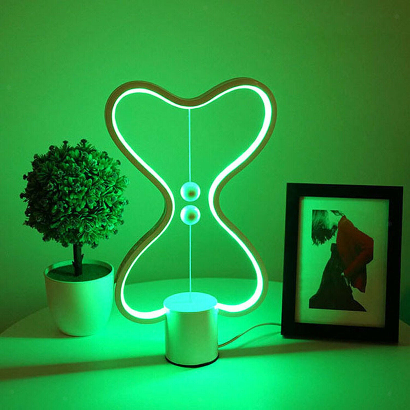 LED Balance Lamp Magnetic Switch USB LED Night Light Bedroom Table Decor