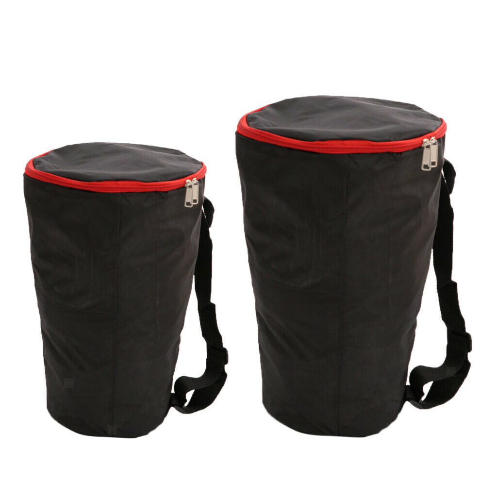 Black Padded Djembe Drum Carry Case Gig Bag for Percussion Instrument Parts