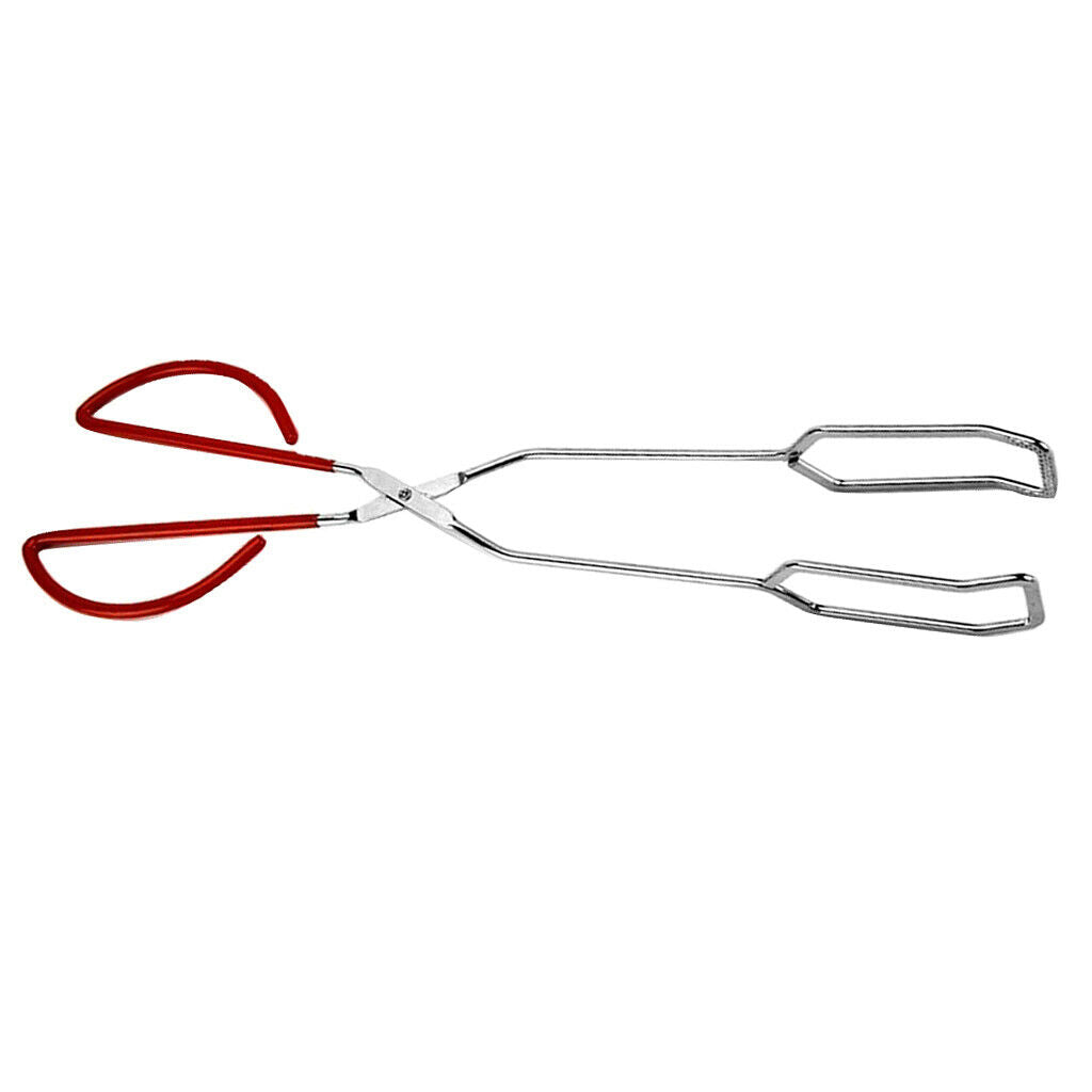 4Pcs Food Grade Stainless Steel BBQ Scissors Tongs Kitchen Buffet Pliers,Easy