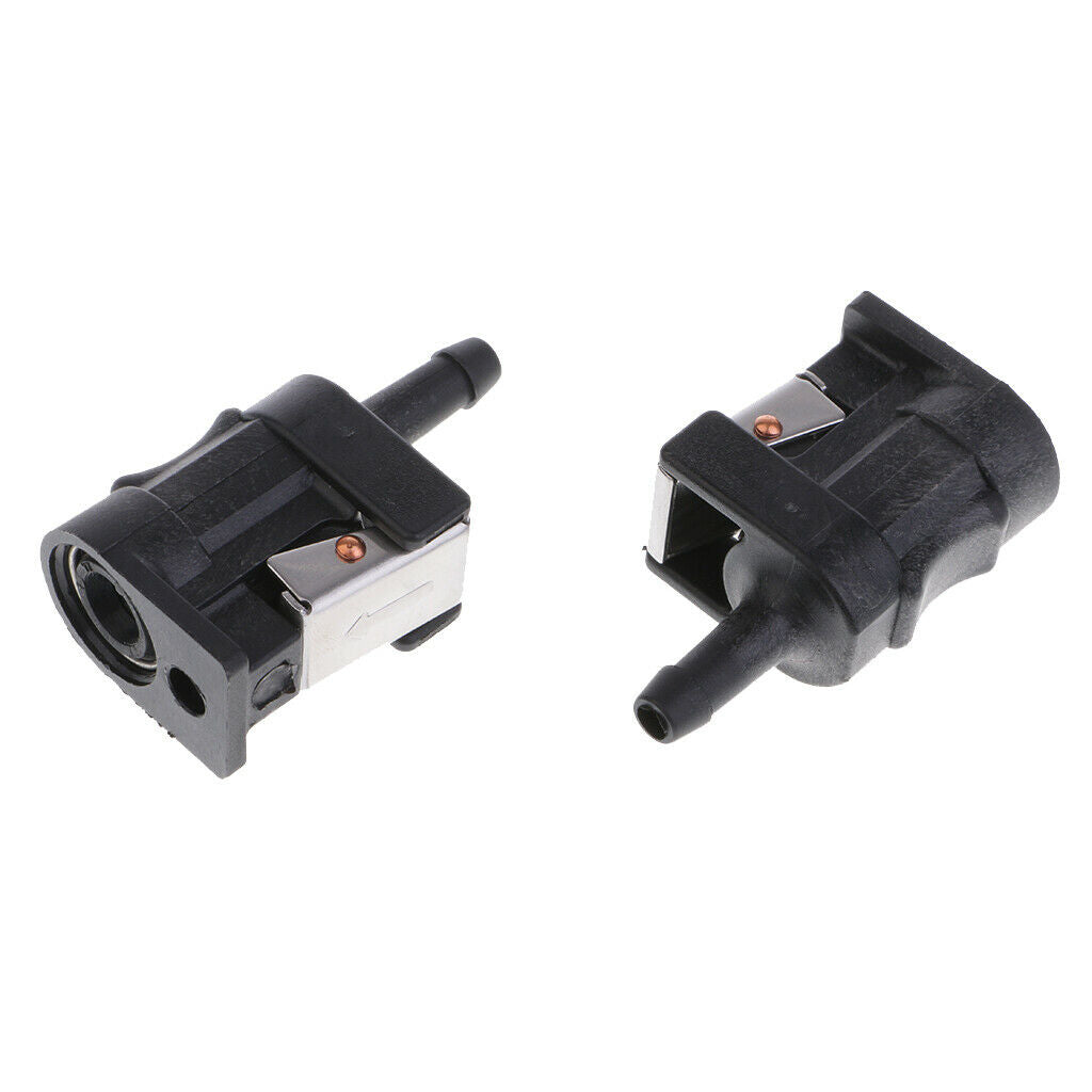 1 Pair Female Fuel Line (6mm) for Yamaha Outboard Engine Connection, Boat Fuel