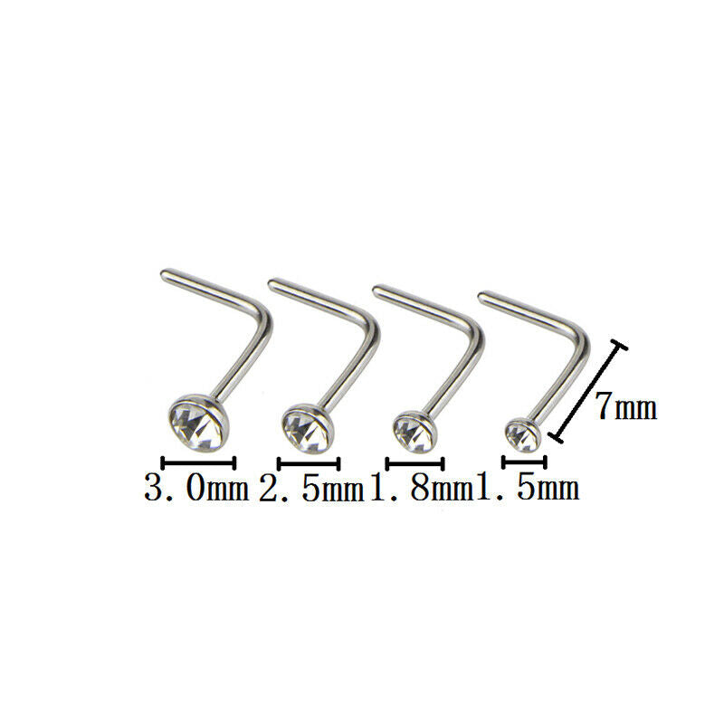 1set 18G 20G Professional Piercing Navel Tool Kit Stainless Steel  Nose R.l8
