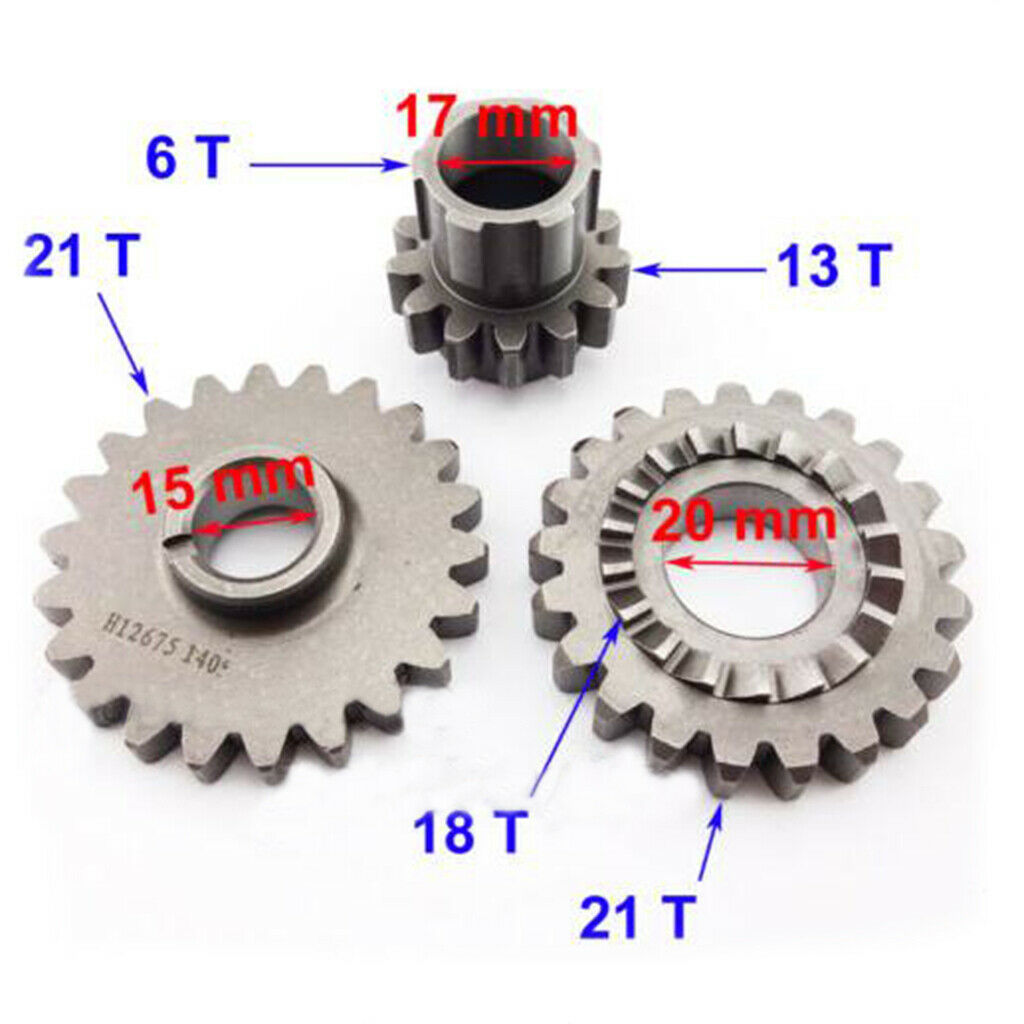 1Set Engine Starter Gear Reduction Gear Hardware fits for 150cc-200cc Motorcycle