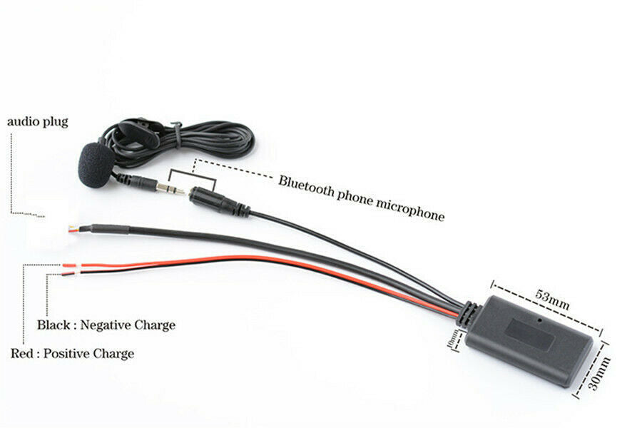 1 Pcs For Kenwood 13-pin CD Stereo Bluetooth AUX Cable Wireless Bluetooth Music