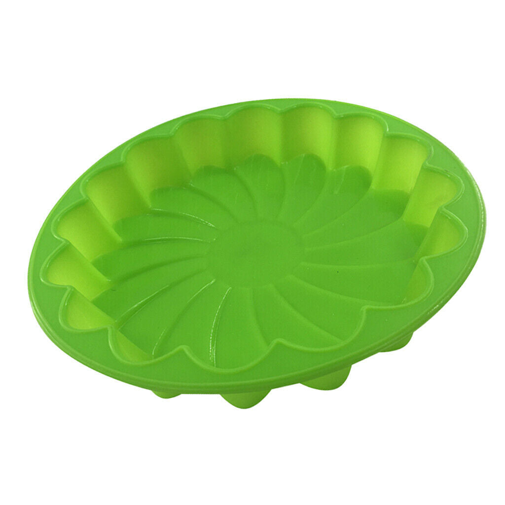 Round Non-Stick Silicone Cake Molds DIY Flower Pattern Cake Maker Baking Tool