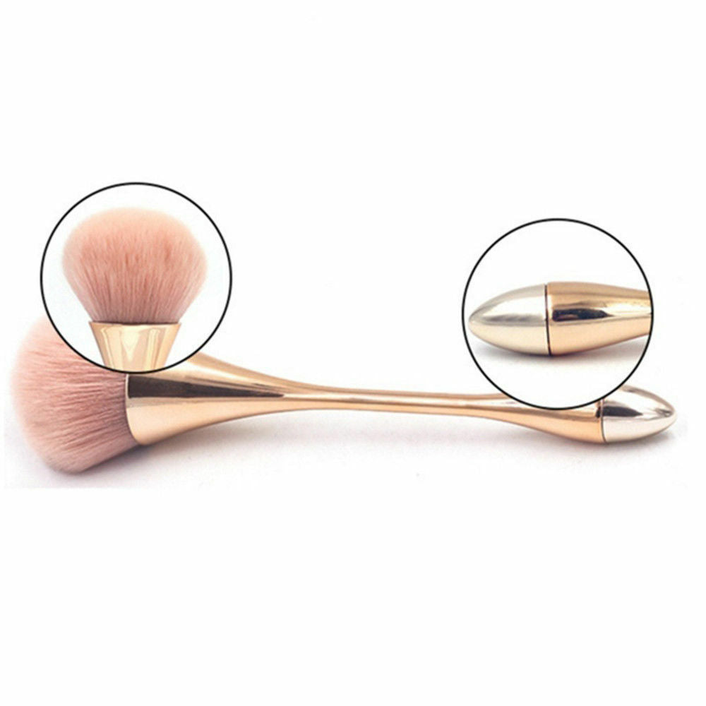 Make Up Large Soft Beauty Powder Big Blush Flame Brush Foundation Cosmetic Tool