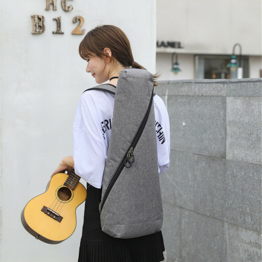 Ukulele Gig Bag Ukulele Case for Musical Instrument Parts 21 23inch Gray