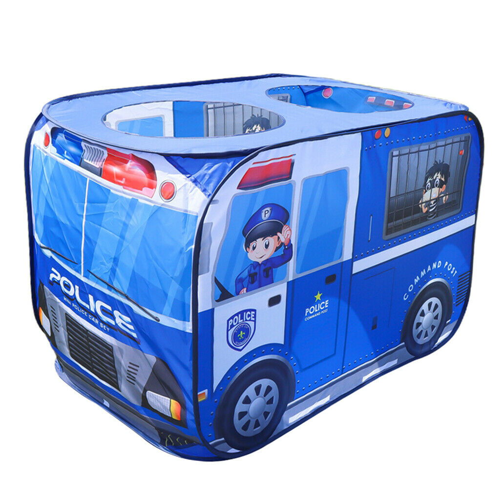 Collapsible Child Play Tent Large Space Police Car Tents Playground Toys