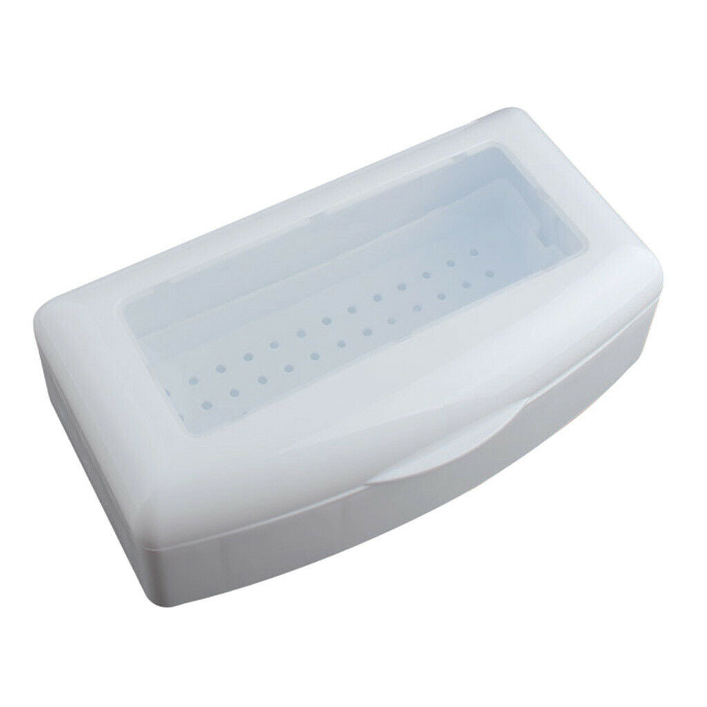 5x Plastic Sterilizing Tray Disinfectant Jar for Salon Barber Styling Nail Toolc