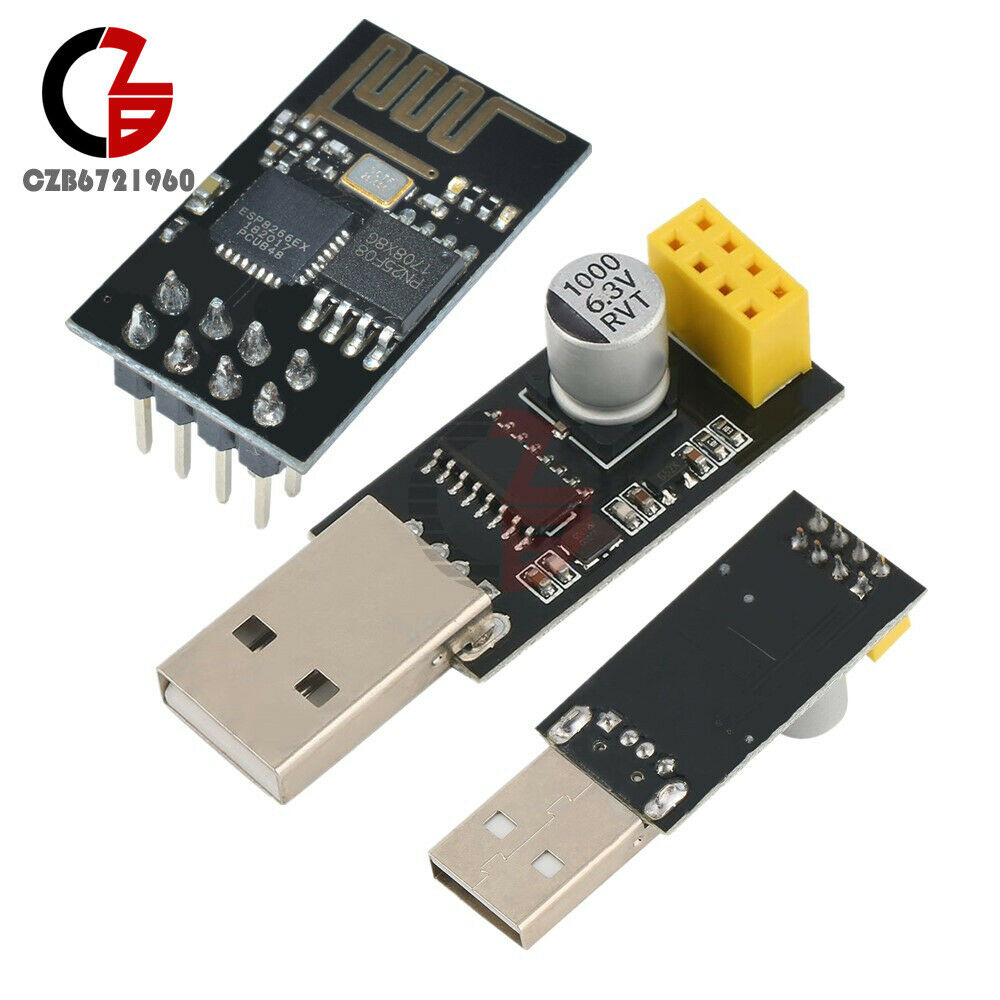 USB to ESP8266 ESP-01 Serial WIFI Wireless Transceiver Module Send Receive CH340