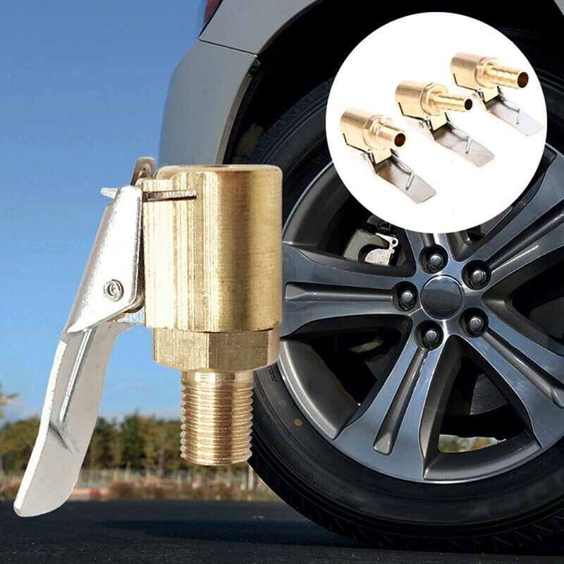 3PCS Car Air Pump Thread Nozzle Adapter Fast Conversion Head Clip Type To.l8