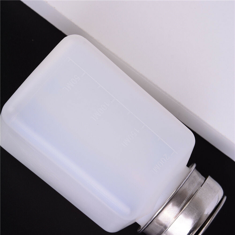 1Pc Nail Polish Remover Cleanser Dispenser Empty Acetone Pump Bottle Contai_BDA