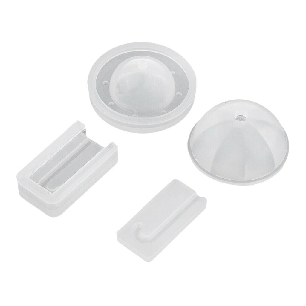 Silicone Fondant Cake Mold Set Umbrella Shape Footprint DIY Mold Soap Mold Ice