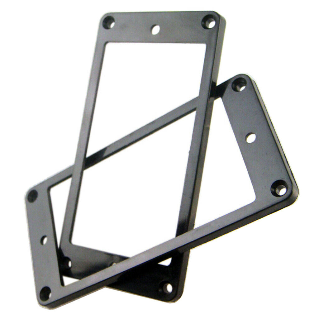2 Pairs of Plastic Frames for Electric Guitar Pickup Rings