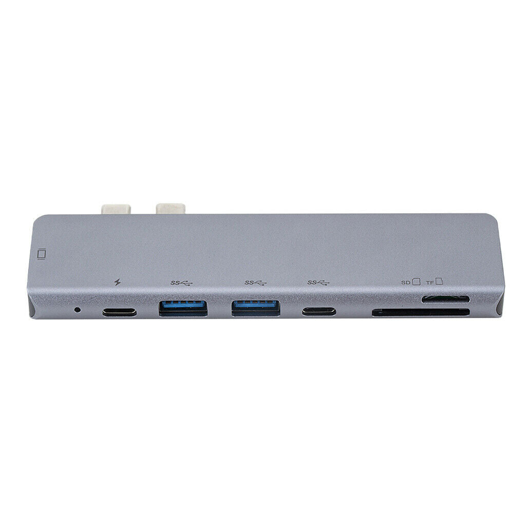 7 In 1 Type-C To   Adapter, USB C Male, TF Card, SD Card, USB C Female For