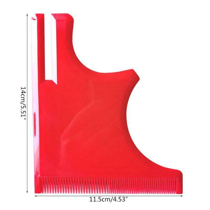 Men's Beard Combs Shaping Styling Template Comb for Salon Hair Trim Beards