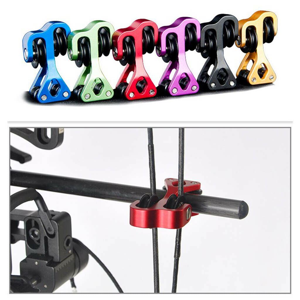 Pulley Compound Bow String Separator Cable Slide Splitter green