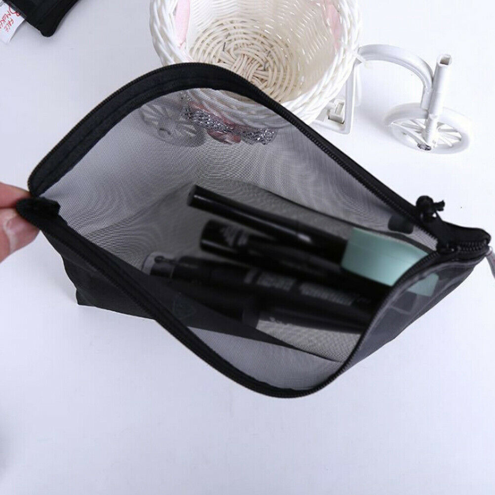 Travel Cosmetic Bag Zipper Makeup Case Organizer Storage Beauty Wash Kit .l8