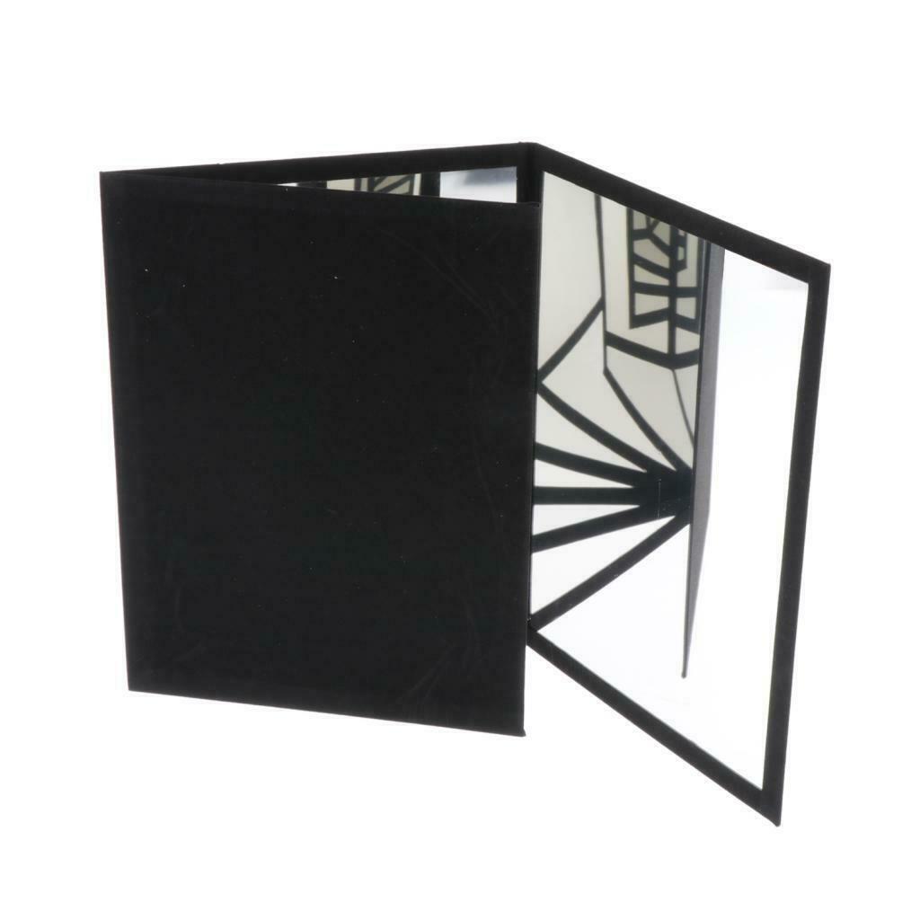3 Way Practicing Mirror For Magic Tricks Stage Illusion Wizard Accessories