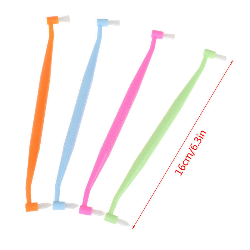 1pc Double Head Cleaning Interdental Brush Orthodontic Braces ToothbrushFCA