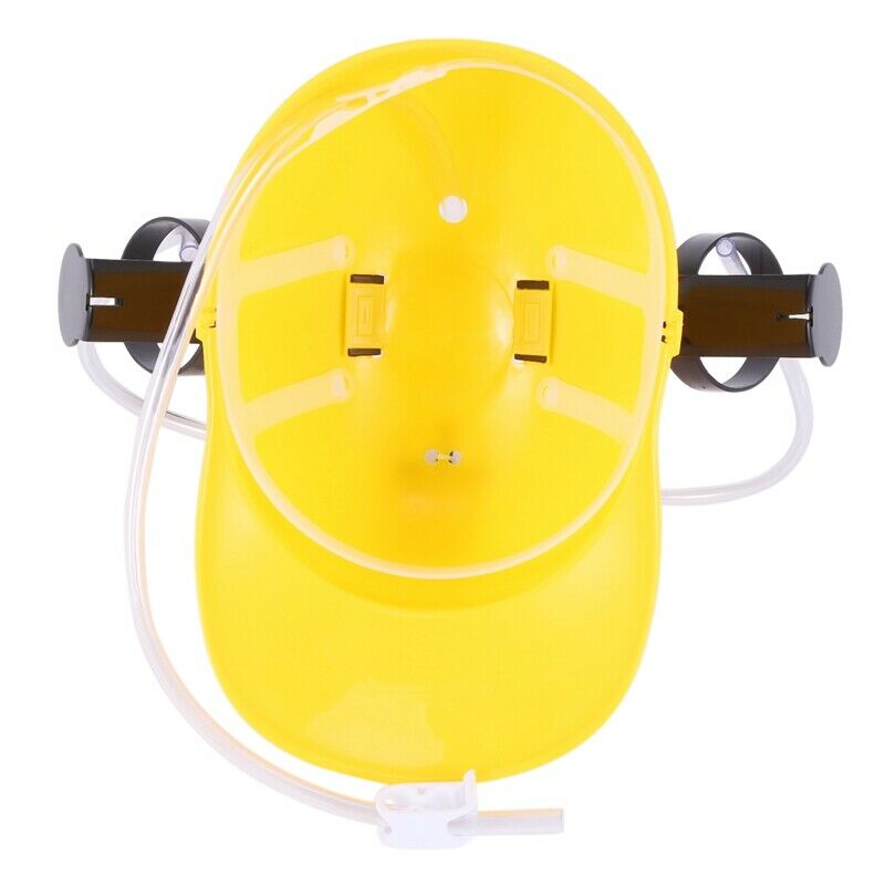 Cola Drink Drinking Helmet Hat Can Holder Party Toys Yellow E6T8T8