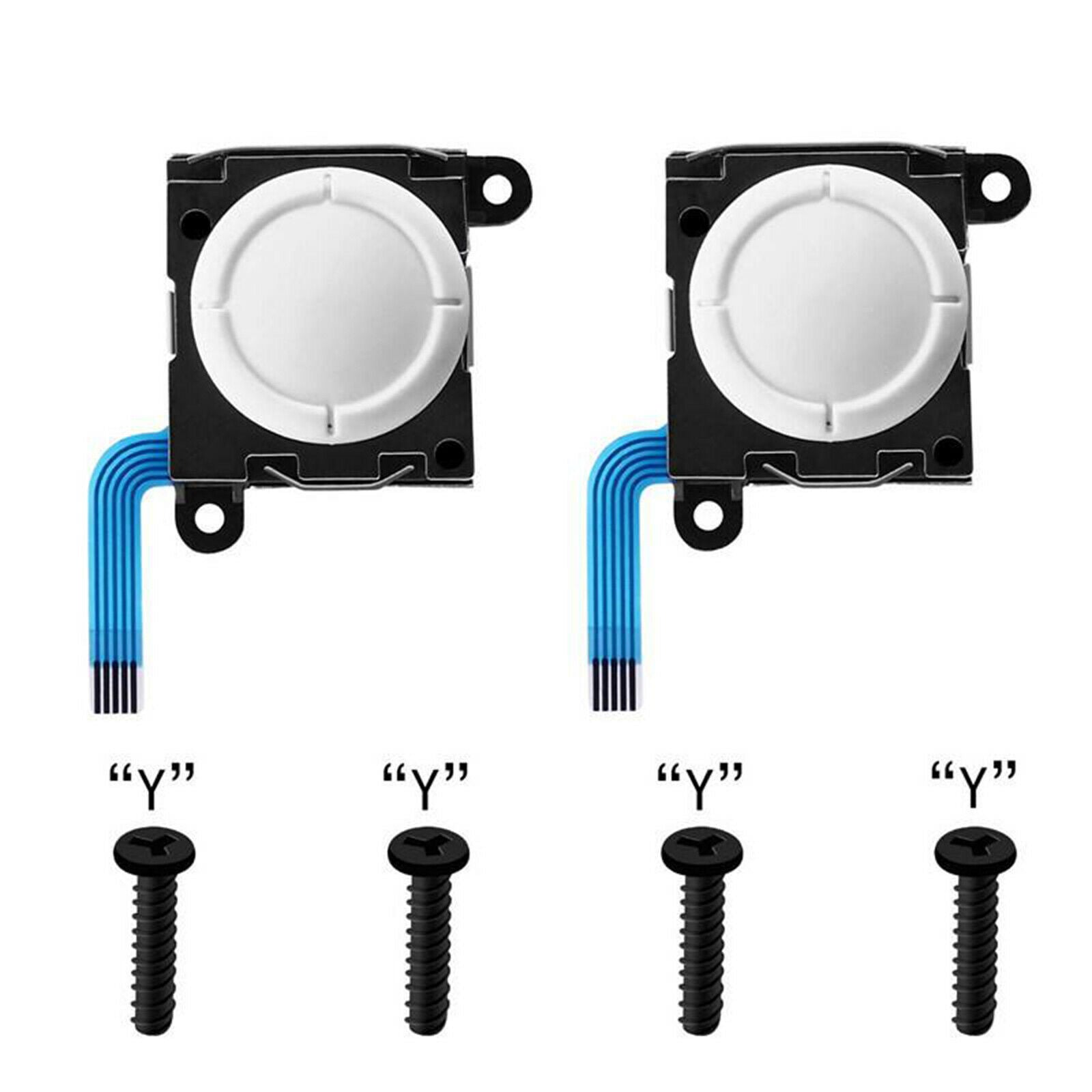 Joystick replacement, (2 pack) analog stick parts for switches