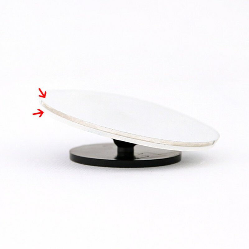 2PCS Blind Spot Car Mirror Adjustable Rear Side View Convex Glass 360 Wide Angle