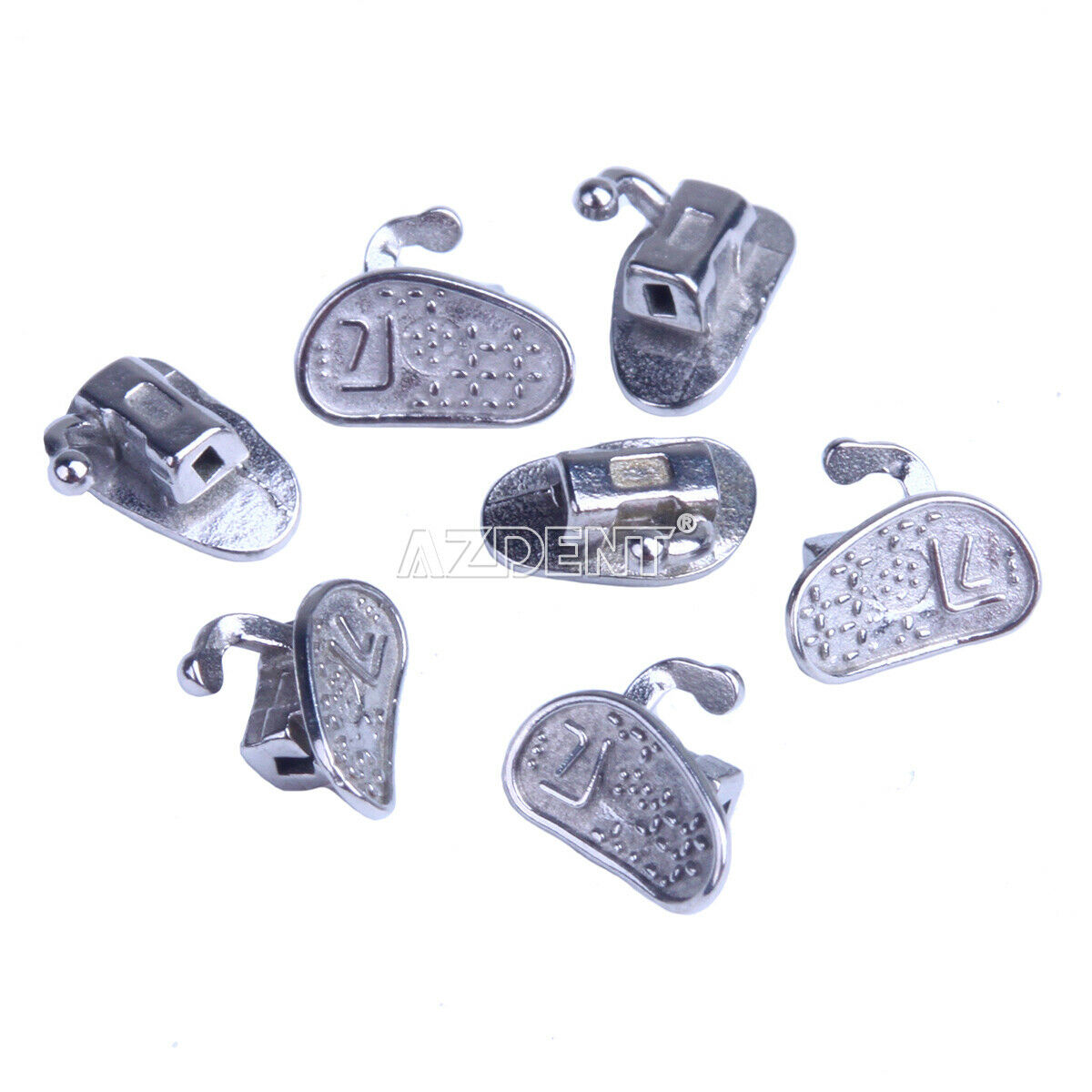 2 X Dental Orthodontic Non-Convertible Inblock 2nd Molar Buccal Tubes MBT .022