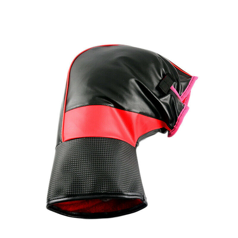 Motorcycle Scooter Bikes Winter Windproof Thick Warm Leather Handlebar Gloves
