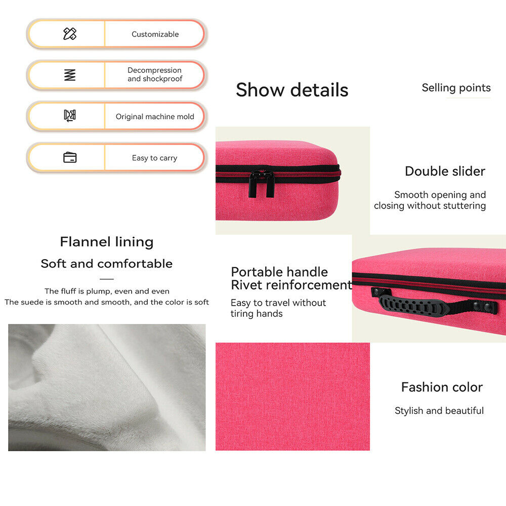 Travel Carrying Case Portable Storage Handle Bag For Dyson HD08 Organizer Box