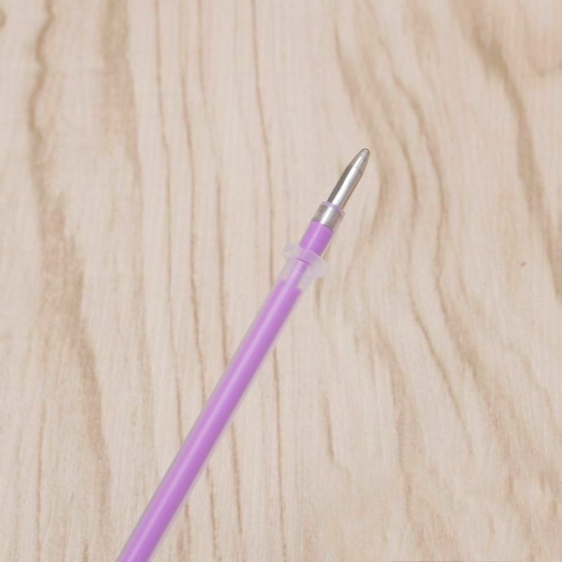 48Colors 0.38mm Gel Ink Pen Refills for Glitter Metallic Neon Pastel Stationery