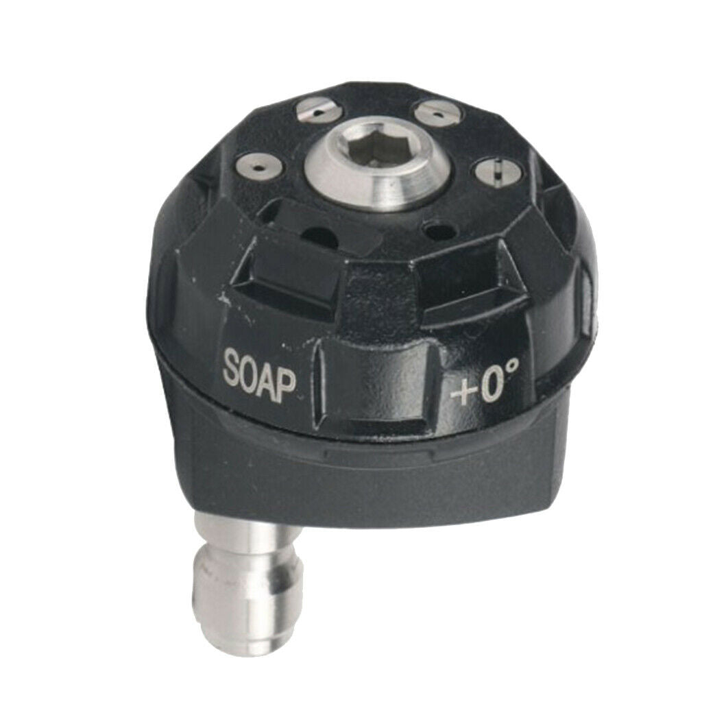 6-in-1 Adjustable High Pressure Washer Spray Nozzle 1.45mm Aperture