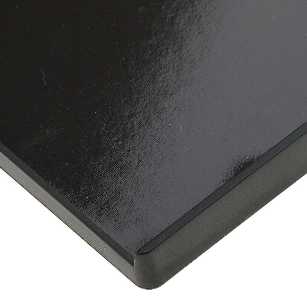 Empty Plastic Makeup Eyeshadow Pressed Powder Palette Tray Organizer Black