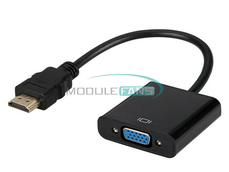 HDMI Male To VGA Female Video Converter Audio And Video Connectors & Cables