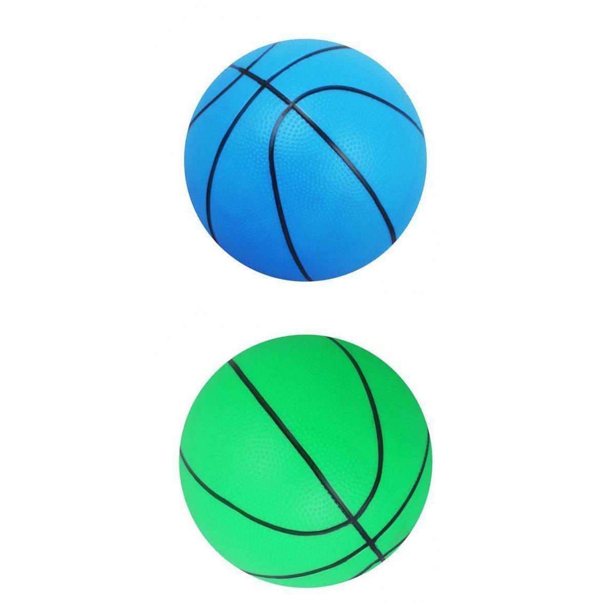 2x Inflatable Toys Bouncy Basketball Indoor Outdoor Toys Kids Sports Ball