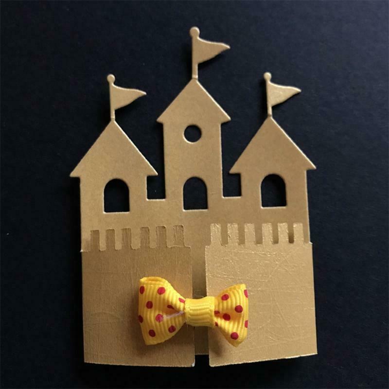 Castle Metal Cutting Die Stencil DIY Scrapbooking Album Paper Card Template Mold