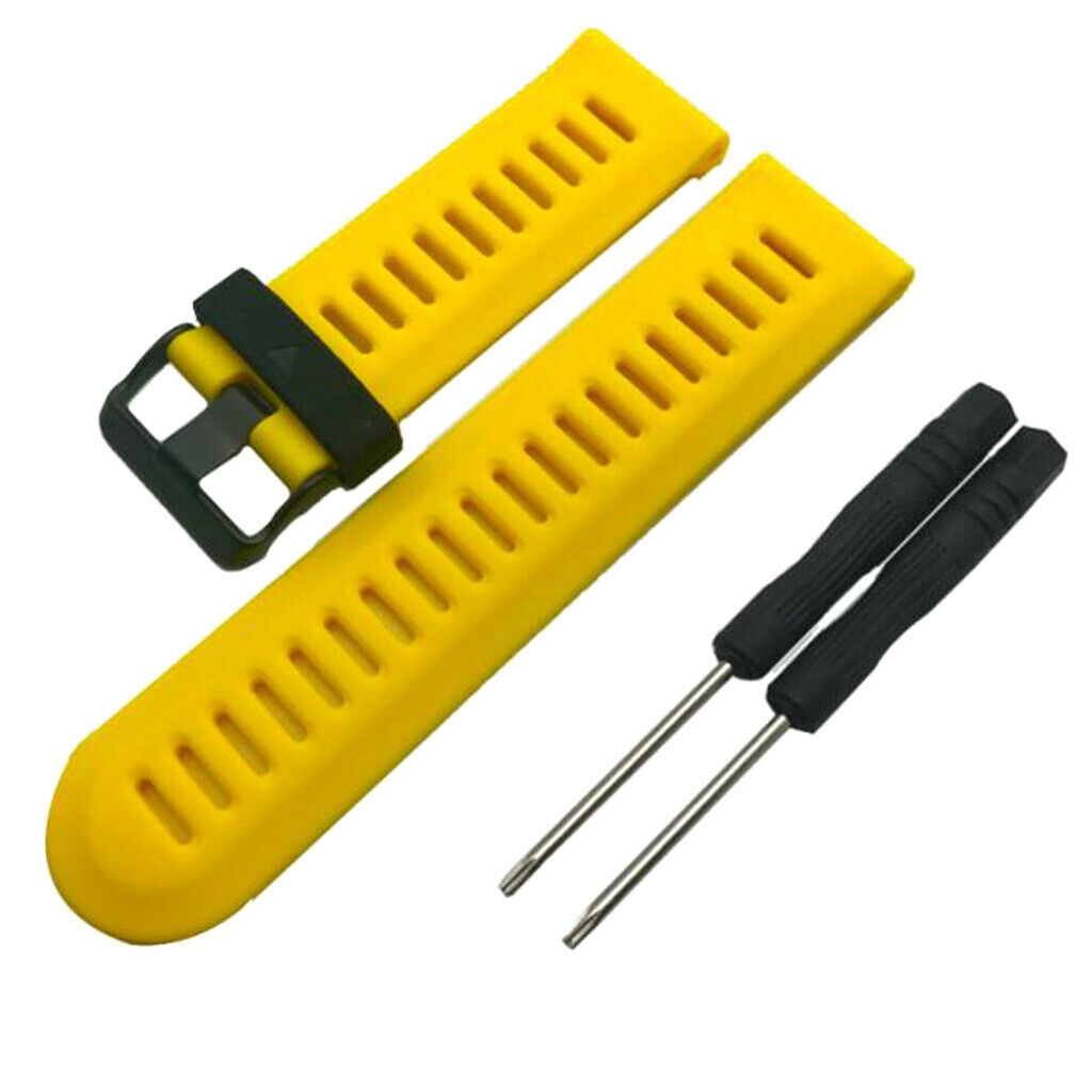 26mm Band for Garmin Fenix Smart Watch Replacement Strap WristBand Yellow