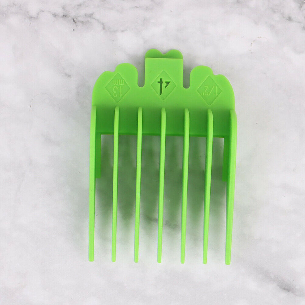 10pcs Barber Shop Styling Comb ts Clipper Hair Limit Comb Trimmer Attachm BW Kt