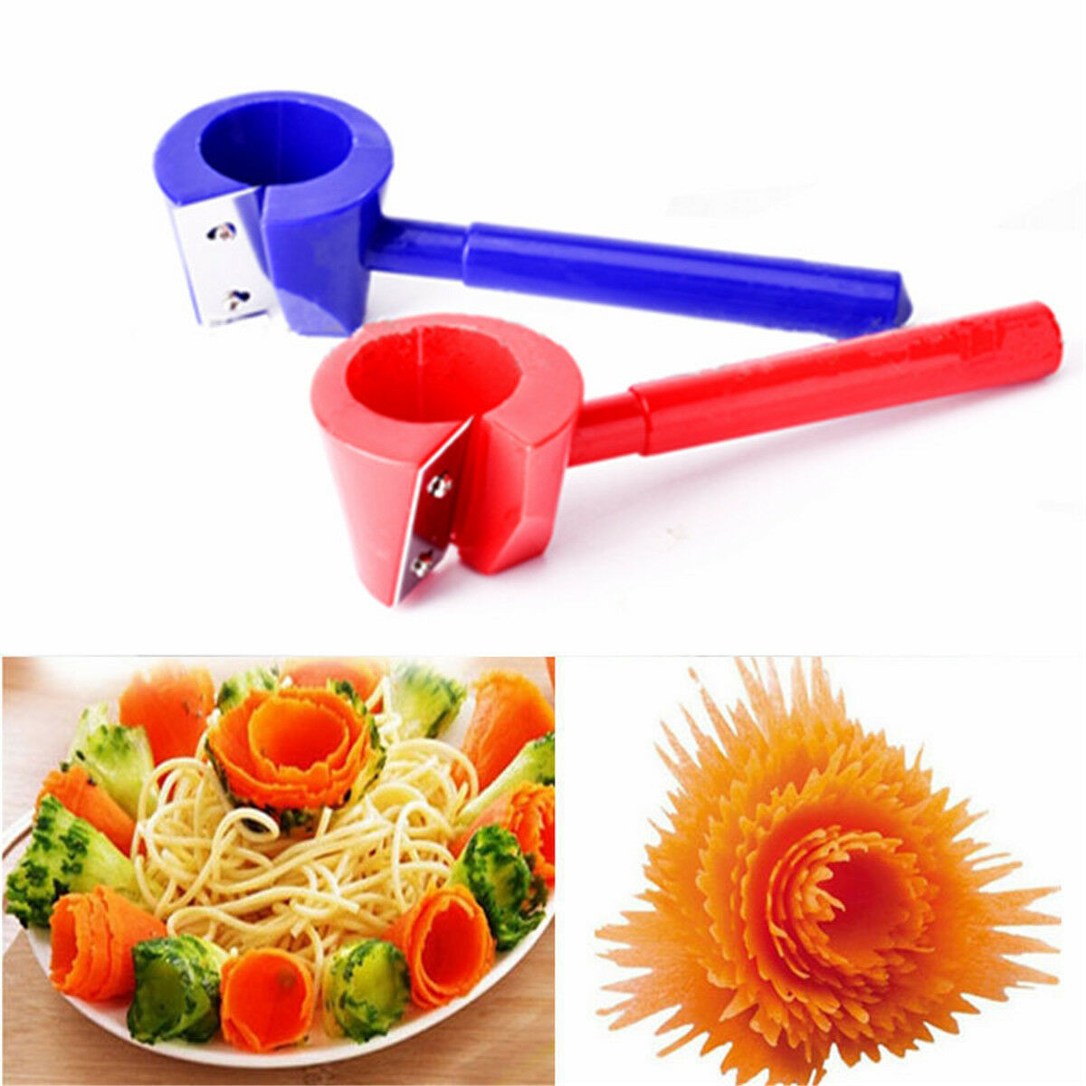 Home Spiral Vegetable Shred Slicer Spiralizer Fruit Cutter Peeler Kitchen Tools