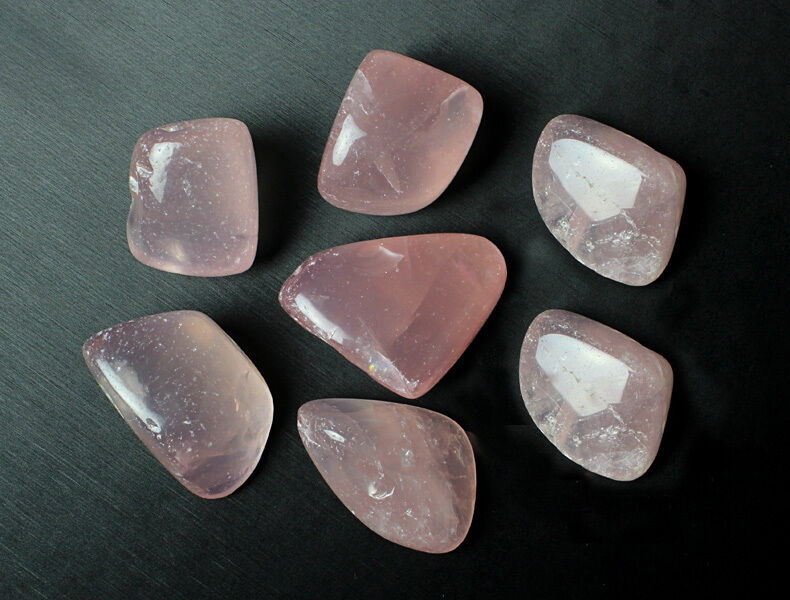 50g New Natural Pink Rose Quartz Crystal Stone Rock Chips Specimen Healing Decor