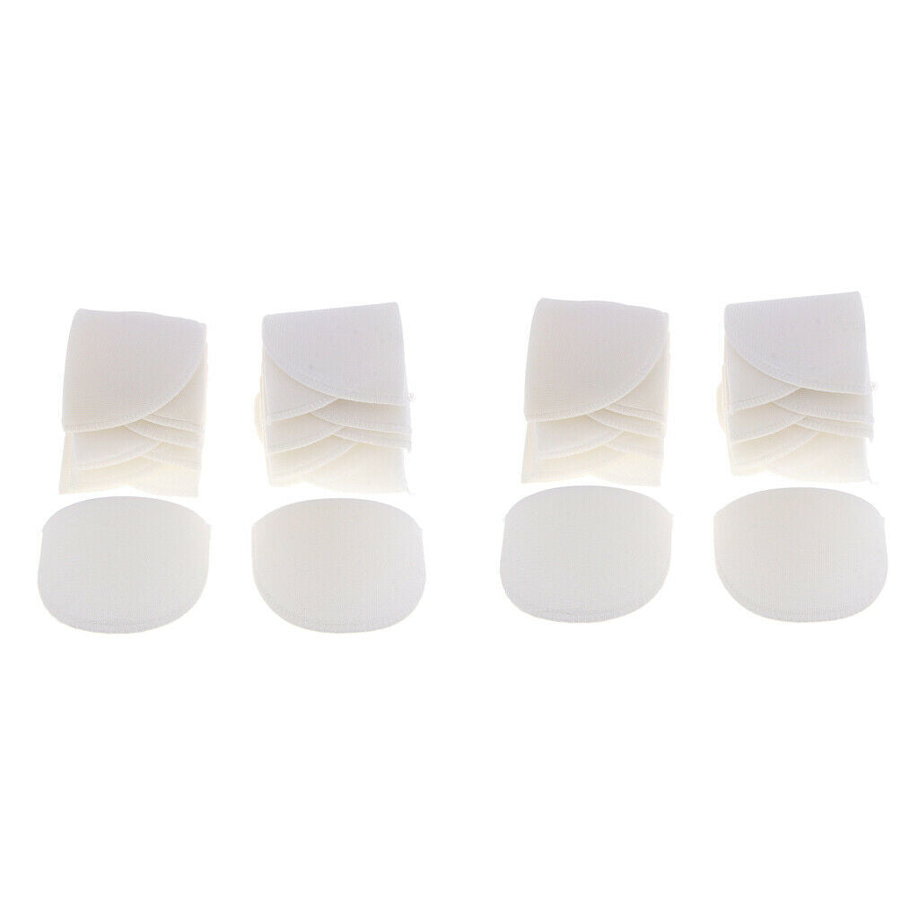 DIY 12 Pairs White Sponge Shoulder Pads For