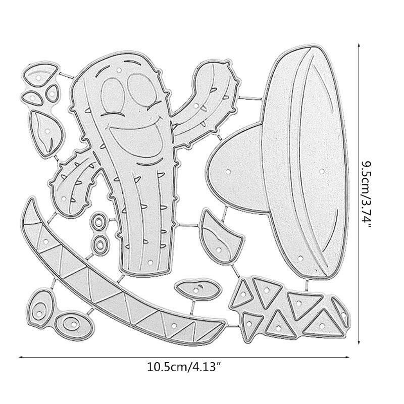 Cactus Metal Cutting Dies Stencil Scrapbooking DIY Album Stamp Paper Card Mold
