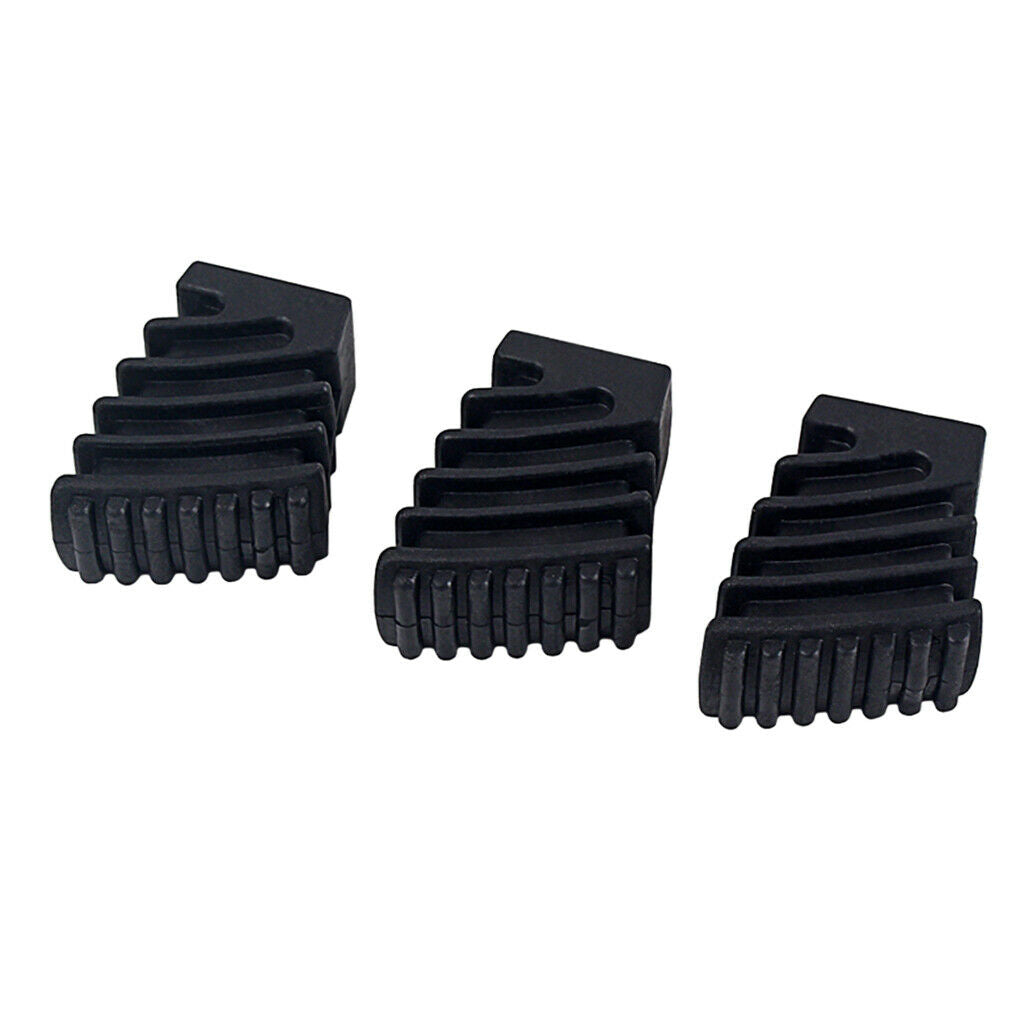 3 Pieces Small Rubber Feet Drum Rack System Feet for Drum Hardware Cymbal Stands