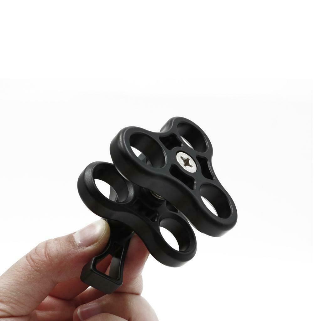 Scuba Diving Light Clamp Ball Joint Clamp Holder Easy Moving for Gopro