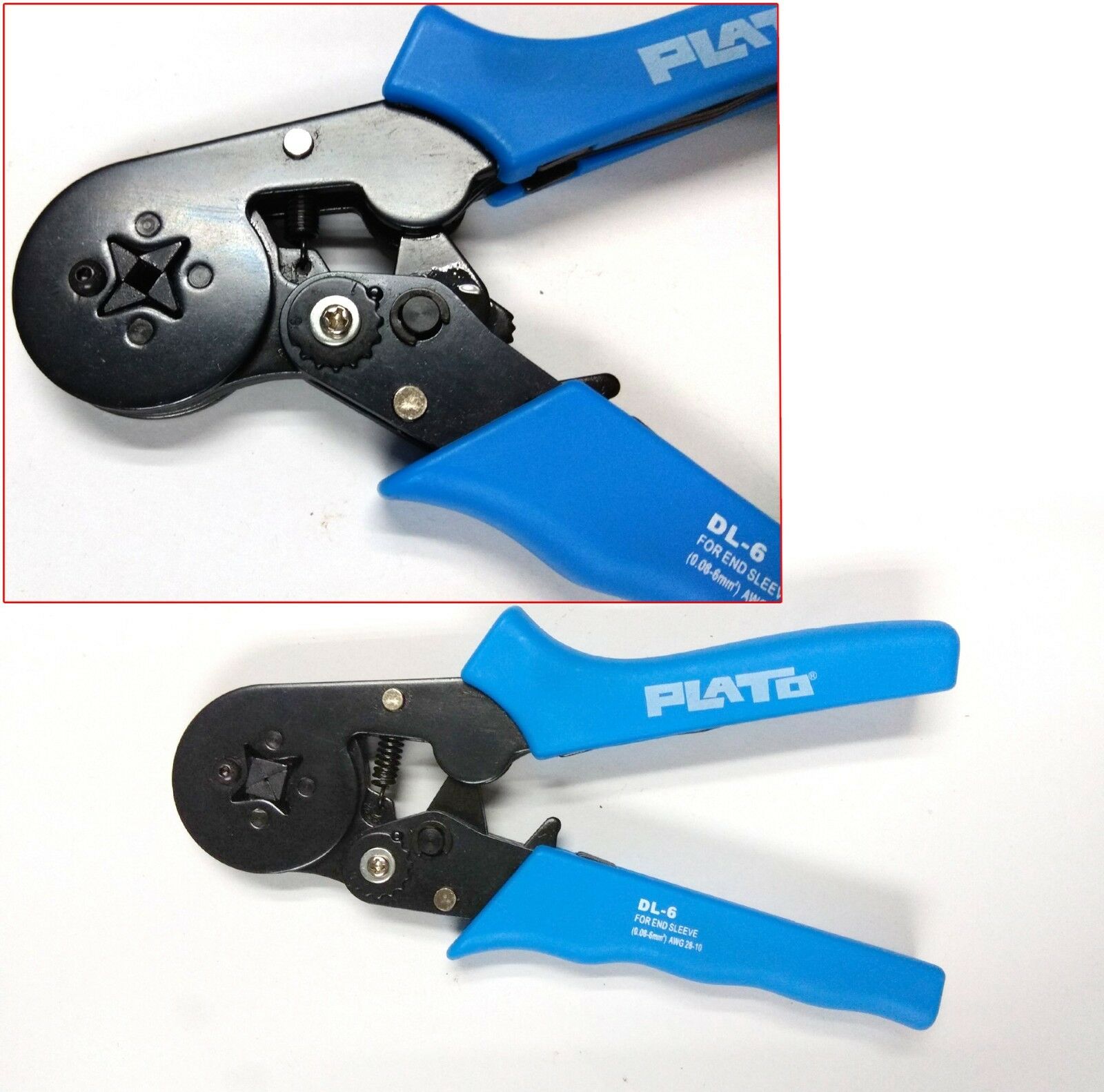 1PCS Multifunctional AWG 0.08-6mãŽ¡ Wire Cable Ferrule Crimper Crimping Tool