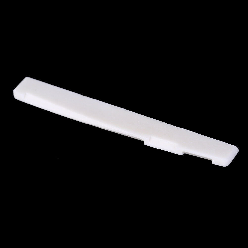 1pc 72MM* 3MM * 9MM Bone Bridge Saddle For Folk Acoustic Guitar accessor .l8