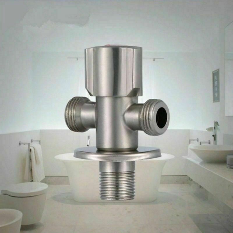 Double-headed Angle Valve 20 MM Water Heater  Triangle Valves Stainless Steel