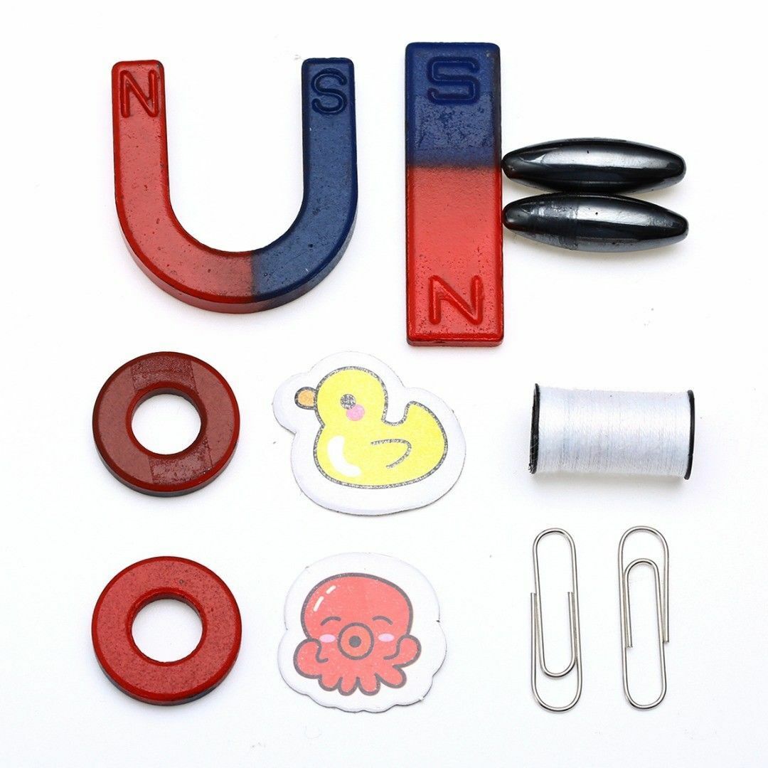 Labs Horseshoe, U Magnet, Chrome Steel, 20mm/8pcs